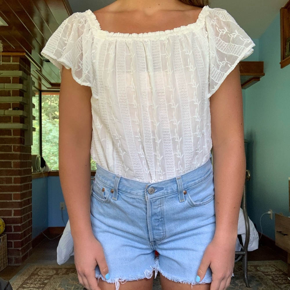 Off the shoulder blouse